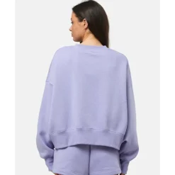 Sale Nike Womens Phoenix Fleece Oversized Crew Neck Sweatshirt Purple