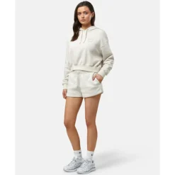 Discount Nike Womens Phoenix Fleece Shorts Cream