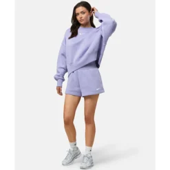 Outlet Nike Womens Phoenix Fleece Shorts Purple