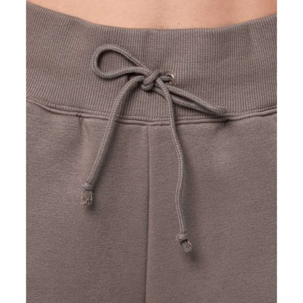 New Nike Womens Phoenix Fleece Wide Leg Pants Brown