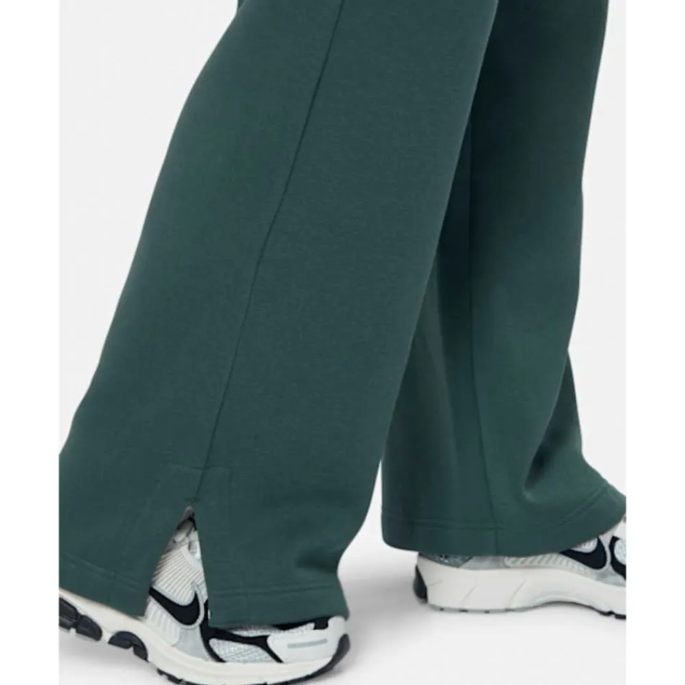 Fashion Nike Womens Phoenix Fleece Wide Leg Pants Green