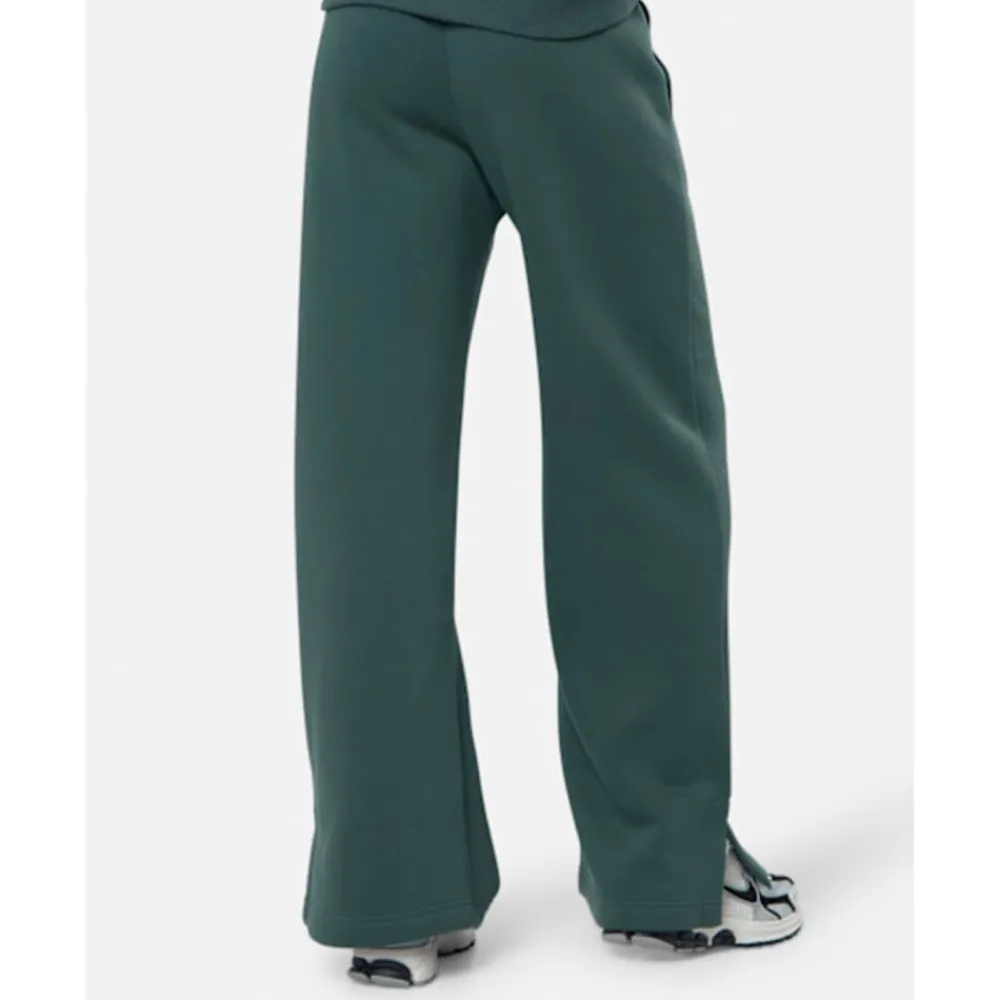 Fashion Nike Womens Phoenix Fleece Wide Leg Pants Green
