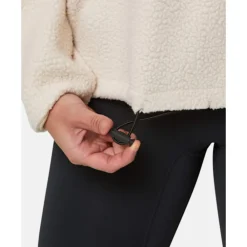 Outlet 4TH ARQ Womens Phoenix Half Zip Top Ecru