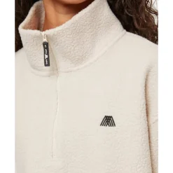 Outlet 4TH ARQ Womens Phoenix Half Zip Top Ecru