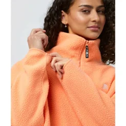 Online 4TH ARQ Womens Phoenix Half Zip Top Peach