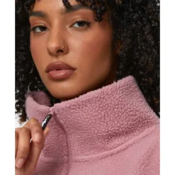 New 4TH ARQ Womens Phoenix Half Zip Top Blush