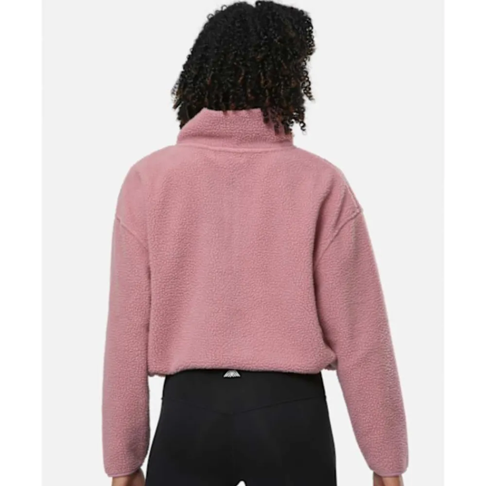 New 4TH ARQ Womens Phoenix Half Zip Top Blush