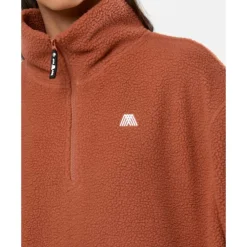 Fashion 4TH ARQ Womens Phoenix Half Zip Top Cinnamon