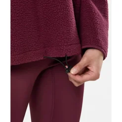 New 4TH ARQ Womens Phoenix Half Zip Top Ruby