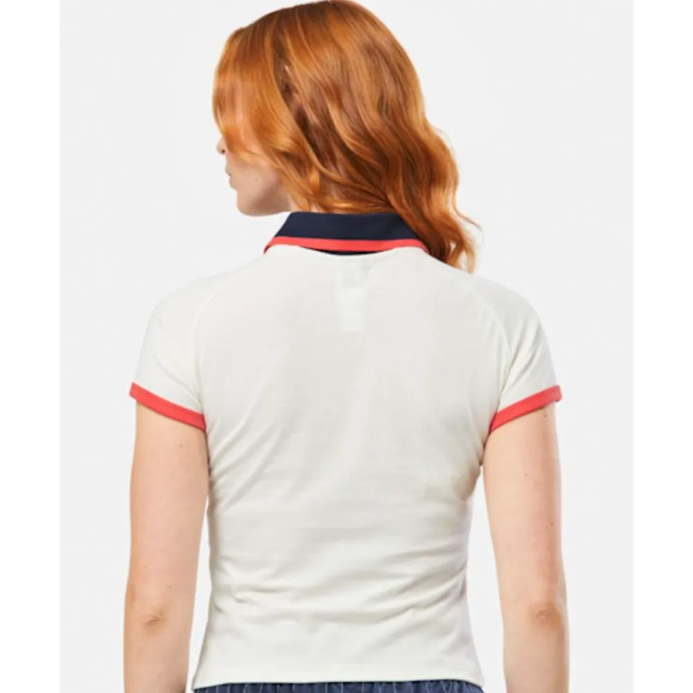 Best adidas Originals Womens Polo T-Shirt Cream