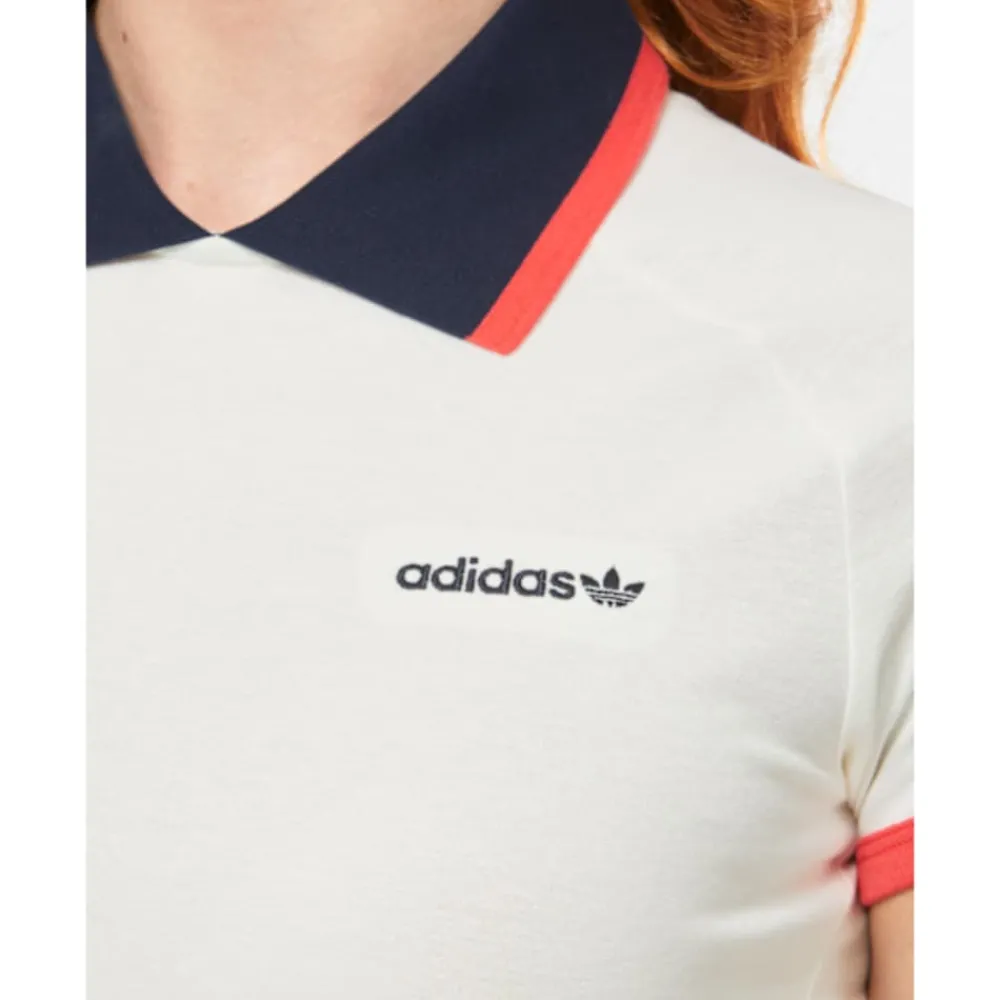 Best adidas Originals Womens Polo T-Shirt Cream