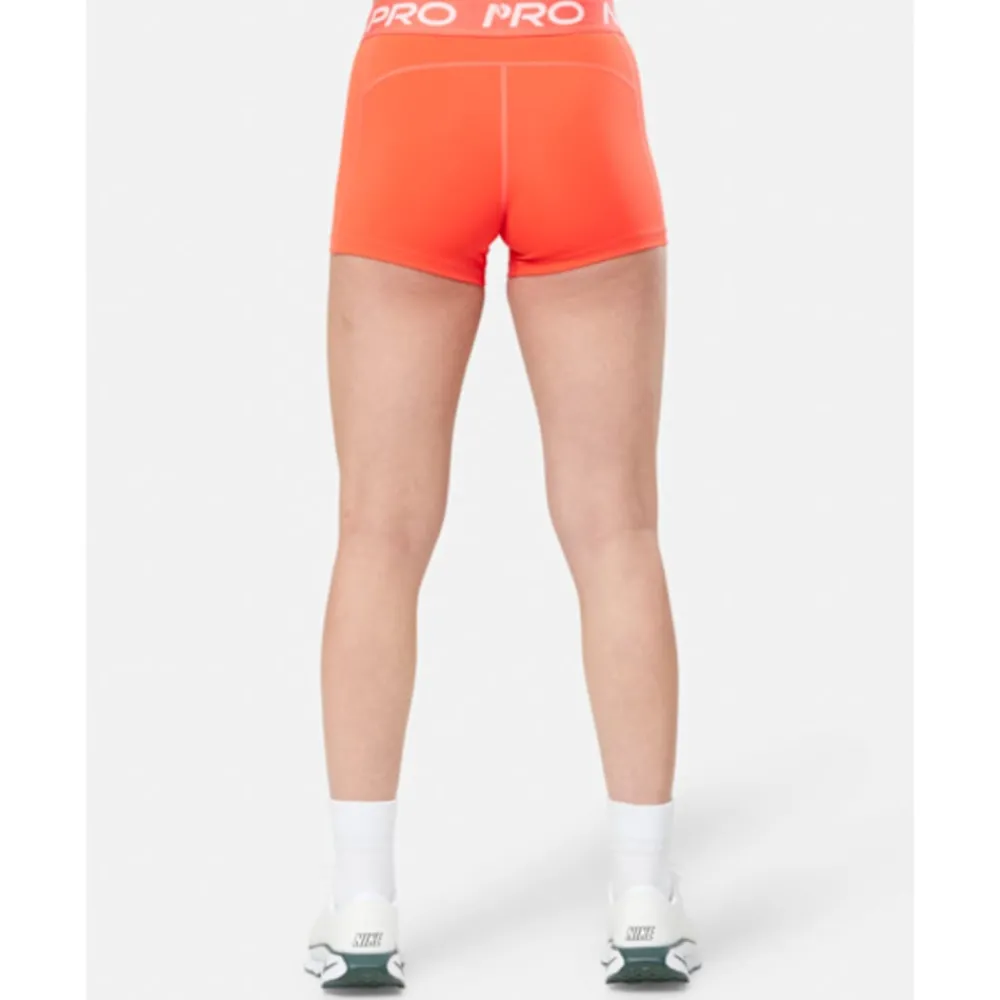 Sale Nike Womens Pro 3 Inch Shorts Orange