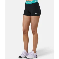 Discount Nike Womens Pro 3 Inch Shorts Blue