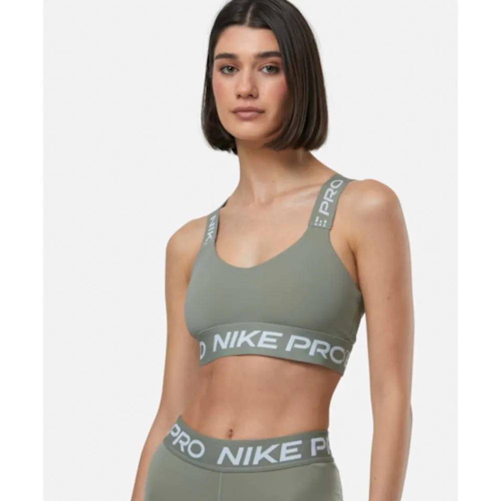 Fashion Nike Womens Pro Light Support Sports Bra Green