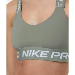 Fashion Nike Womens Pro Light Support Sports Bra Green