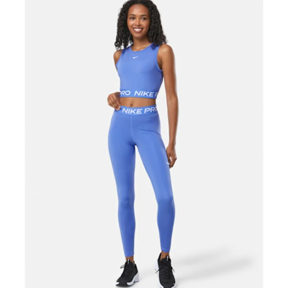 New Nike Womens Pro Tank Top Blue