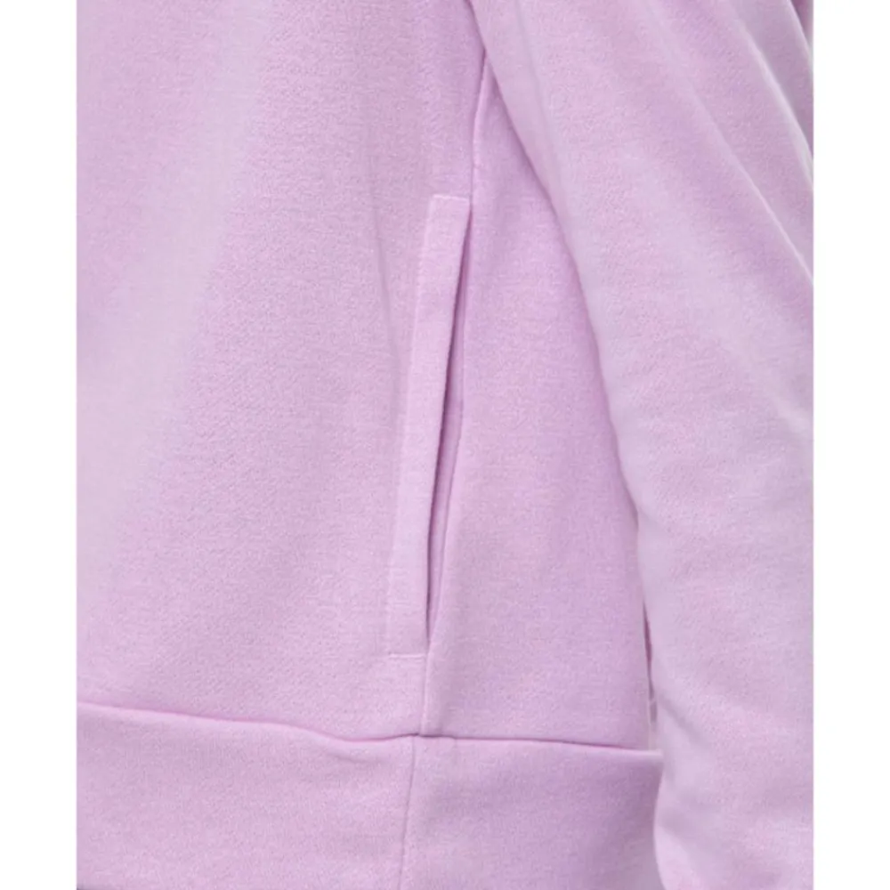 Sale Under Armour Womens Rival Fleece Crew Neck Sweatshirt Pink