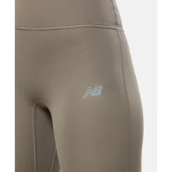 Discount New Balance Womens Script Leggings Brown