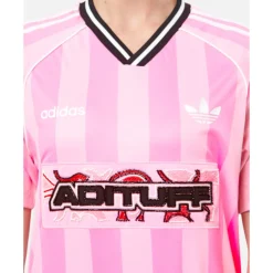 Clearance adidas Originals Womens Soccer Summer Jersey Pink