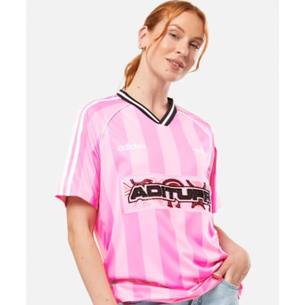 Clearance adidas Originals Womens Soccer Summer Jersey Pink