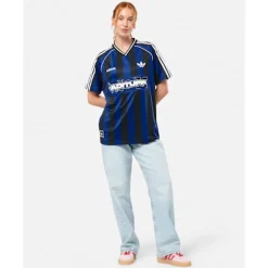 Sale adidas Originals Womens Soccer Summer Jersey Blue