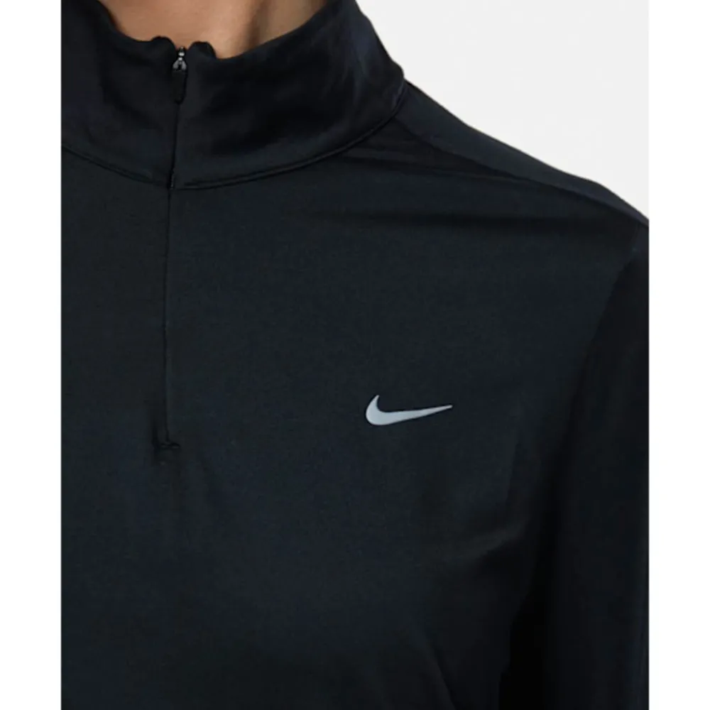 Discount Nike Womens Swift Half-Zip Top Black