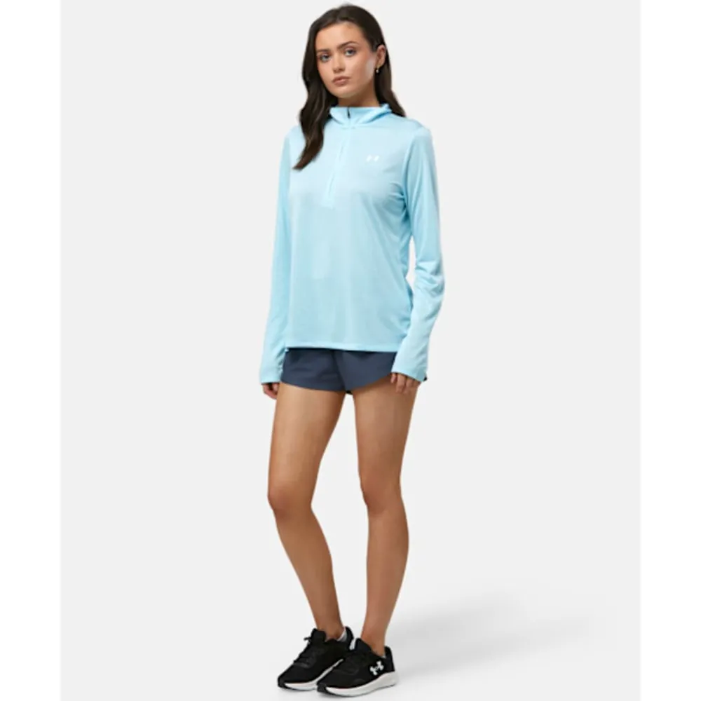 Best Under Armour Womens Tech Half Zip Top Blue