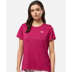 Fashion Under Armour Womens Tech T-Shirt Pink