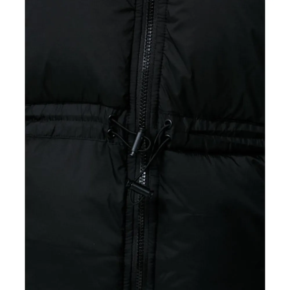 Discount Monterrain Womens Track Bungee Cropped Puffer Jacket Black