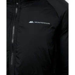 Discount Monterrain Womens Track Bungee Cropped Puffer Jacket Black