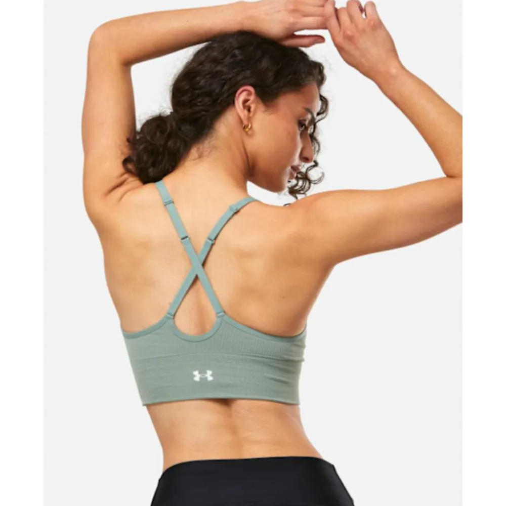 Hot Under Armour Womens Vanish Seamless Light Support Sports Bra Green