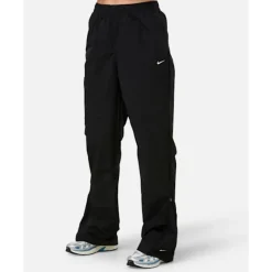Fashion Nike Womens Woven Zip Pants Black