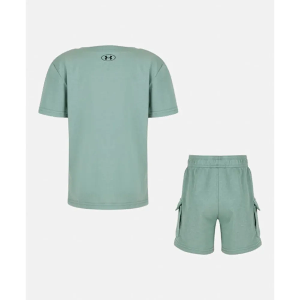 Outlet Under Armour Younger Kids Cargo Short Set Green