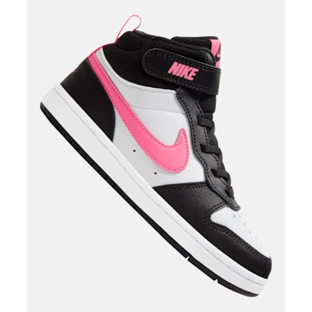Best Nike Younger Kids Court Borough Mid 2 Black