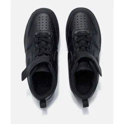 New Nike Younger Kids Court Borough Low Recraft Black