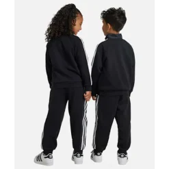Best adidas Originals Younger Kids Half Zip Crew Set Black